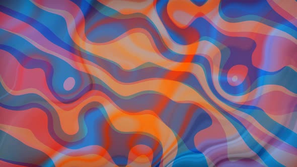 Abstract colorful liquid smooth wavy background