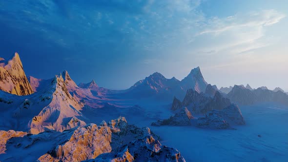 Journey through the mountain landscape alt