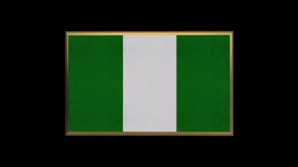 Nigeria 3D Flag