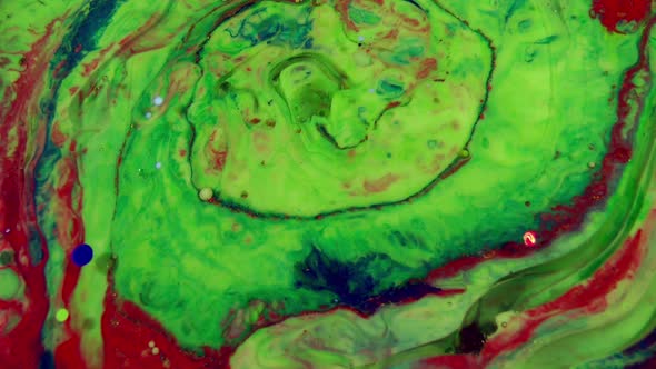 Abstract Oil Surface Moving Surface Liquid Paint Splashing Reaction Texture alt