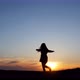 Happy and Free Woman at Sunset - VideoHive Item for Sale