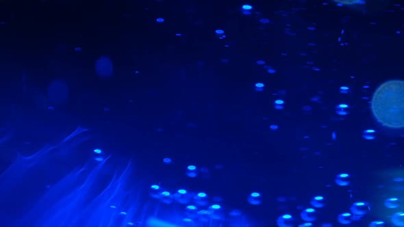 Interesting Chemical Reaction. Close-up. alt