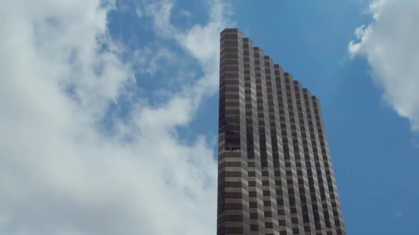 This is a time lapse of Ross Tower in Dallas, TX.  Originally named Lincoln Plaza, the building was