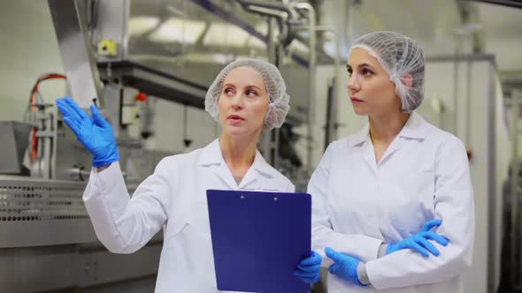 Women Technologists at Ice Cream Factory