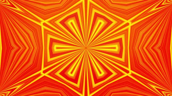 Meditative and hypnotic pattern of fractal cyclic animation