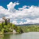 Niedzica castle at Czorsztyn lake in Poland at summer day. - VideoHive Item for Sale