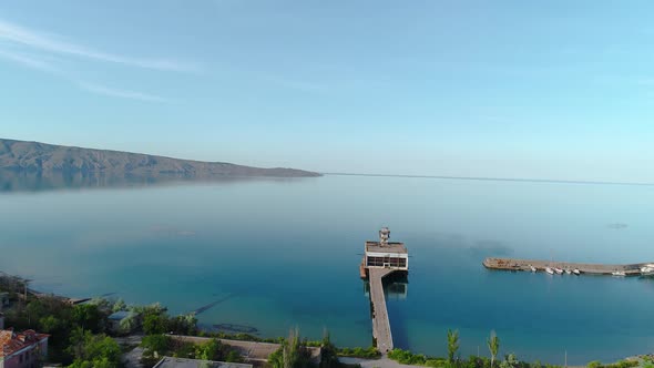 Abandoned coastal village