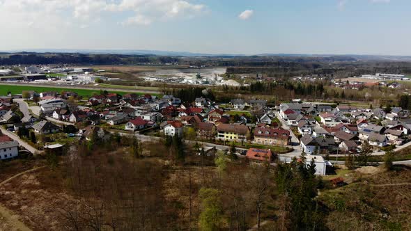 Drone Video of an Village in Upper Austria