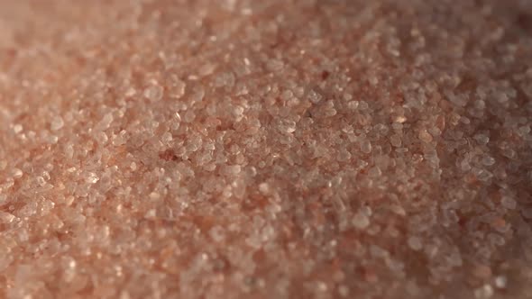 Rotation Macro Crystals Himalayan Salt