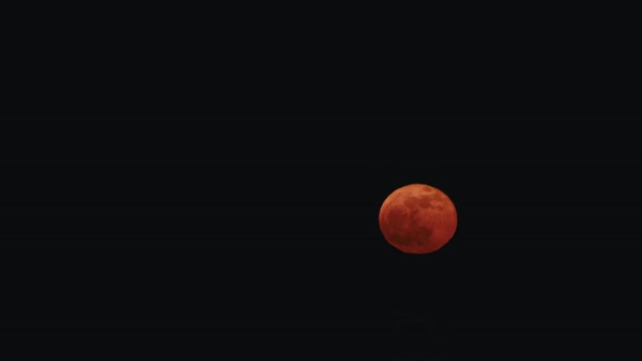 Moonrise On The Ocean Timelapse