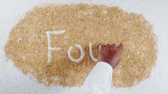 Hand Writes On Sand   Four 