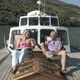 Senior couple sitting on deckchairs on a boat - VideoHive Item for Sale