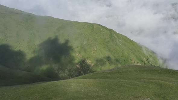 Summer Landscape in Caucasus Mountains