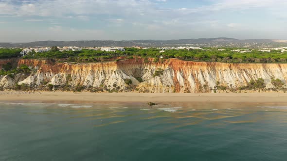 Idyllic Summer Destination with Sandy Beach Washed with Calm Sea