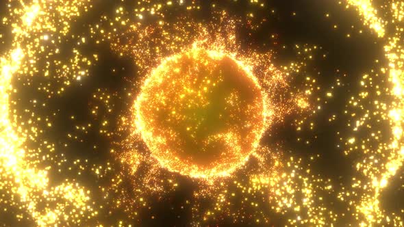 Sun Solar Flare Particles