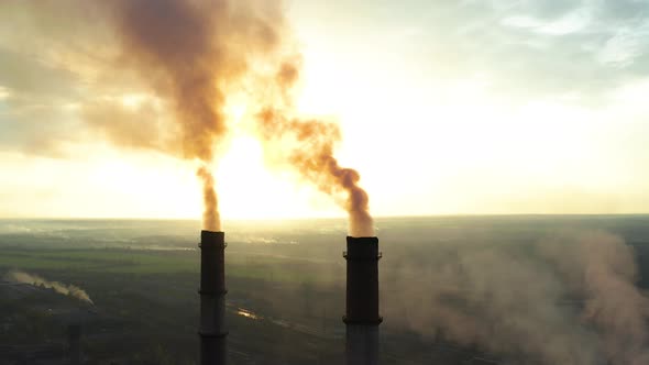 Polluting Factory at Dawn, Time-lapse