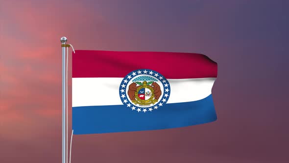 Missouri Flag 4k