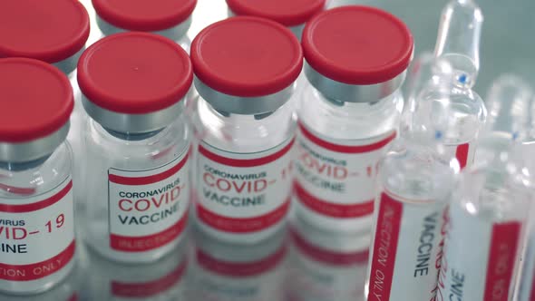 Doses of Covid19 Vaccines in Ampoules