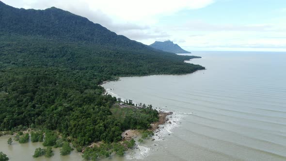 The Beaches at the most southern part of Borneo Island