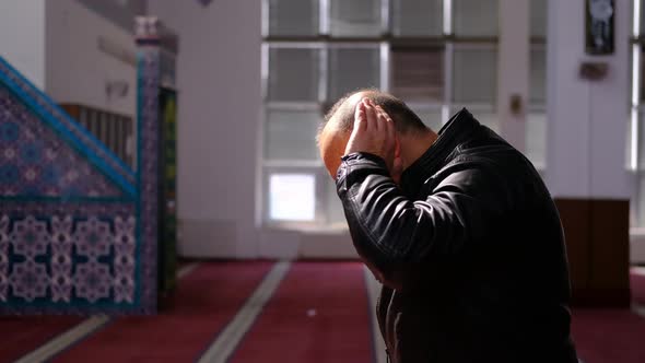 Mosque Prayer Man