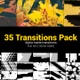 35 Brush Transitions Reveal Pack - VideoHive Item for Sale