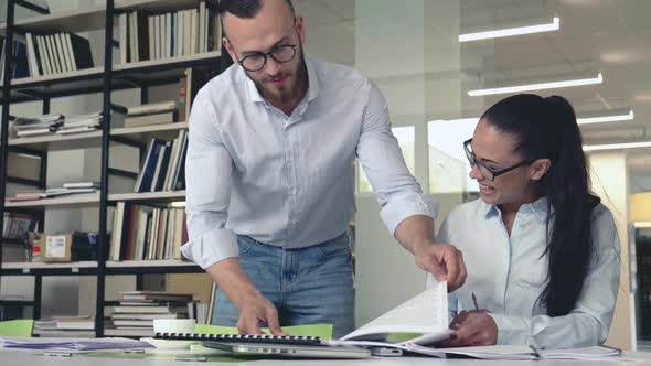 Young people at work 