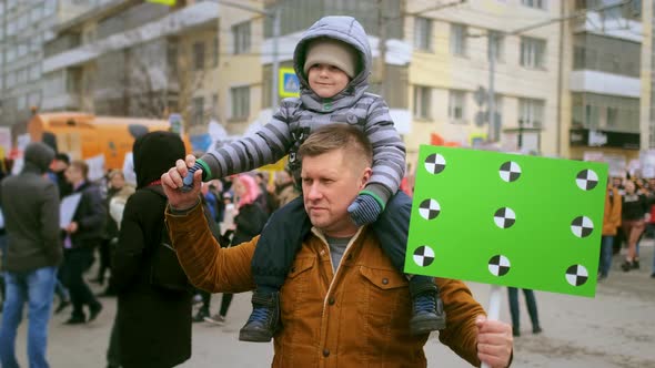 Protesting Political Family for Social State Equality Wage Justice Revolution