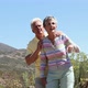 Mature couple in rural setting, looking up and pointing - VideoHive Item for Sale
