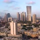 Business City Center of Tel Aviv, Israel:  4k Aerial Drone Skyline View - VideoHive Item for Sale