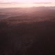 Sunset in the mountains, the sun's rays illuminate the treetops, a beautiful sky. - VideoHive Item for Sale