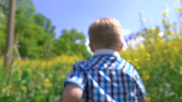 Dream of Boy Running in the Field