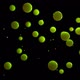 Floating Particles - Centered [Green] - VideoHive Item for Sale