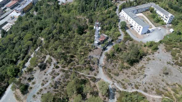 Landscape with Radio Tower Drone