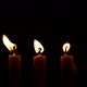 candle light in darkness - VideoHive Item for Sale