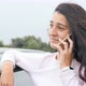 Young and Beautiful Girl Talking on the Phone Near the Car - VideoHive Item for Sale
