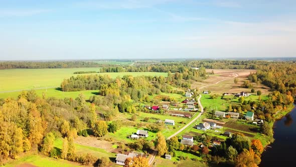 Zapadnaya Dvina River And Lushchyha Village 15