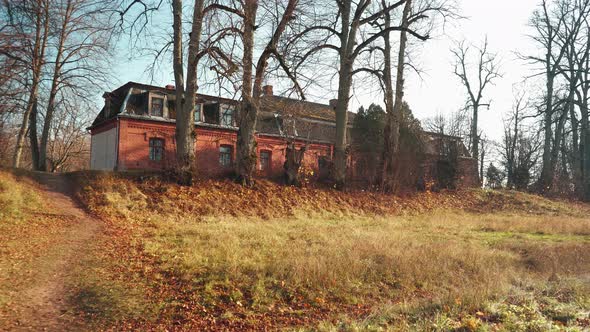 Old Red Brick House, Katvari Manor in Latvia