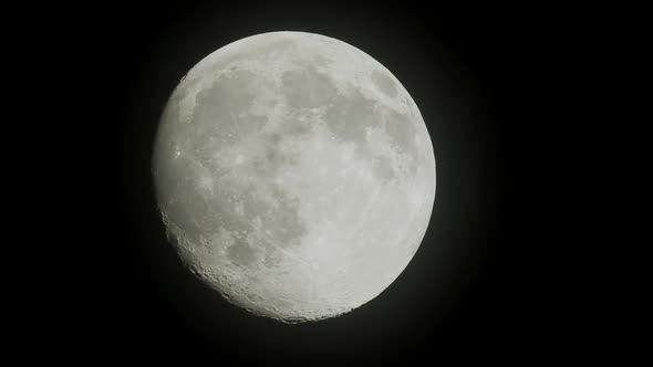 Full moon with dark background