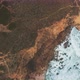 Waves are crashing ocean coast shot by drone - VideoHive Item for Sale