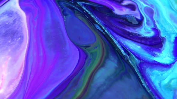 Vibrant Colours Paint Swirling Explosion  alt