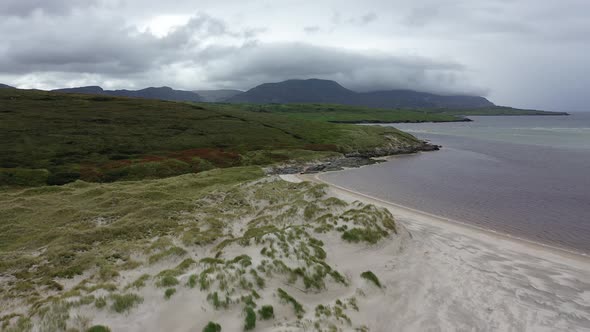 Beautiful Beach in Sheskinmore Bay Between Ardara and Portnoo in Donegal - Ireland