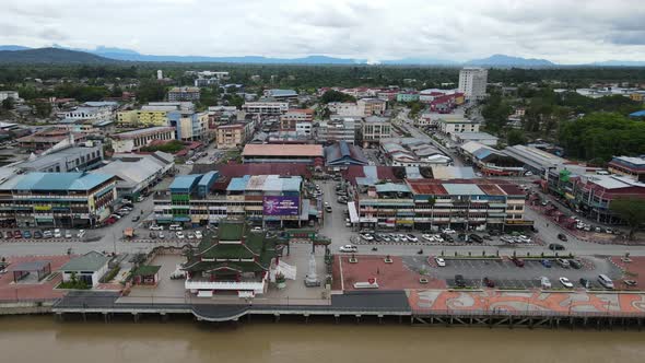 The Towns of Sarawak, Borneo, Malaysia