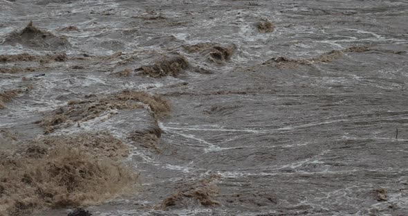 Cevenol storms, canyon of Herault, Occitanie, France