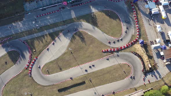 Karting Competition On The Track In Haskovo In Bulgaria 8