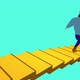 Cartoon Man Climb the Stairs - VideoHive Item for Sale