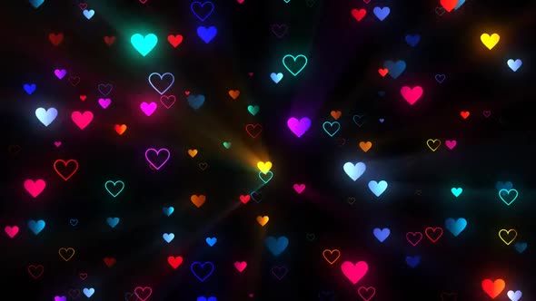 4k Hearts Background Pack