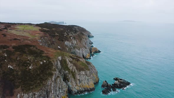 The cliffs of Howth, Ireland.