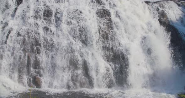 Calming Landscape of the Waterfall