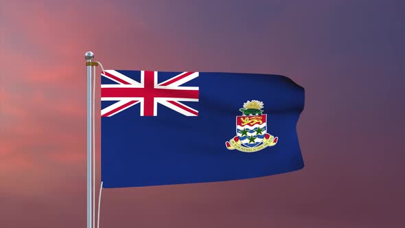 Cayman Islands Flag 4k