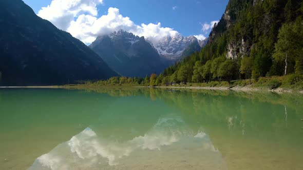 Lake Landro Dolomites  Italy